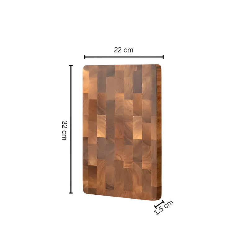 Checkerboard Wooden Cutting Board