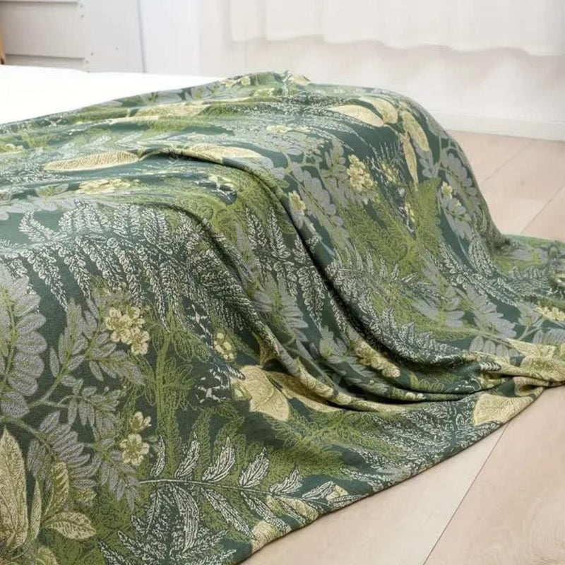 Verdant Leaf Bamboo Fiber Cooling Quilt