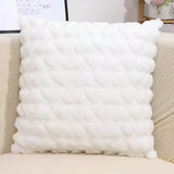 Plush Heart Cushion Cover