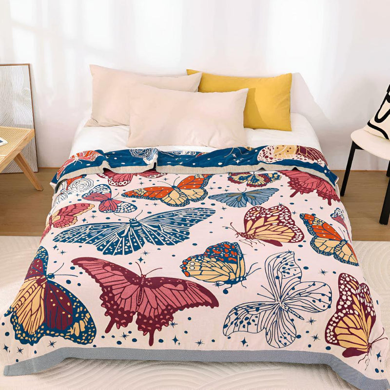 Butterfly Cotton Blanket