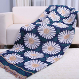 Bohemian Shiragiku Tassel Cotton Knit Blanket