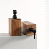 Walnut Aura Lotion & Soap Dispenser