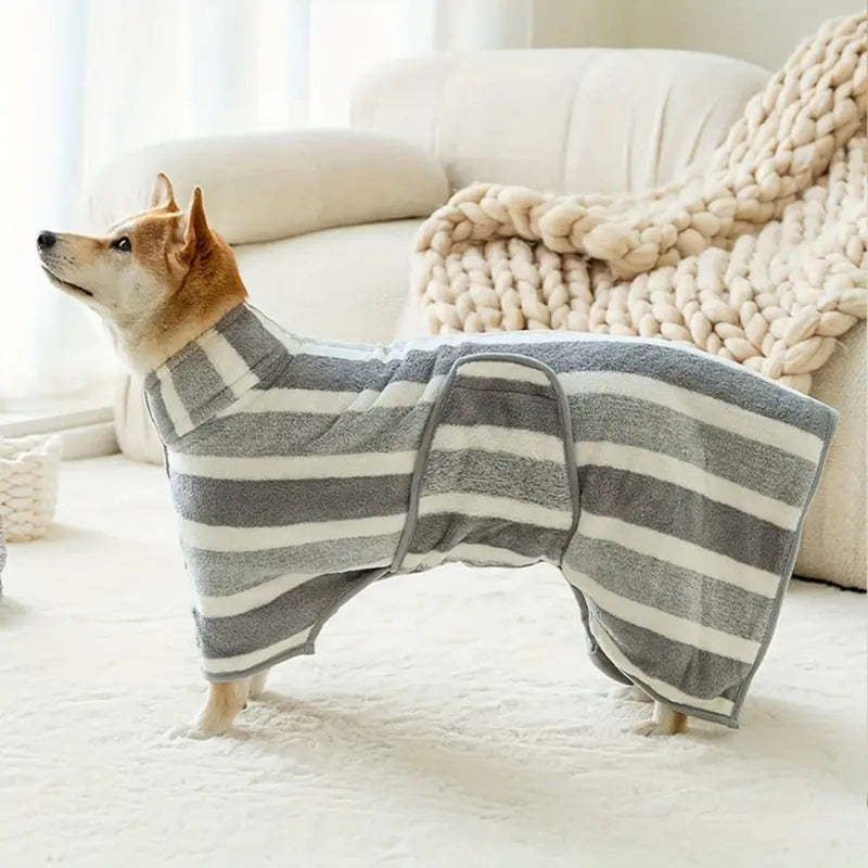 Gentle Touch Dog Drying Towel Robe