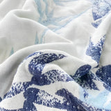 Bamboo Cotton Reversible Jacquard Throw