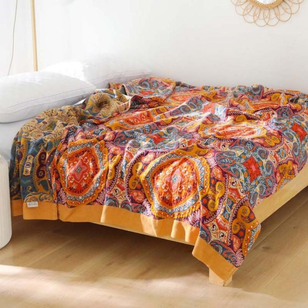 Boho-Scandinavian Cotton Blankets | 100% Cotton Blanket (B1G1)