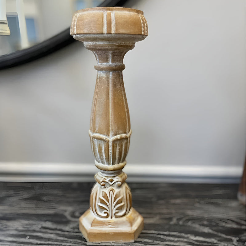 Vintage Chateau Candle Stands