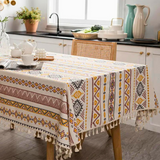 Exquisite Bohemian Tablecloth with Tassels