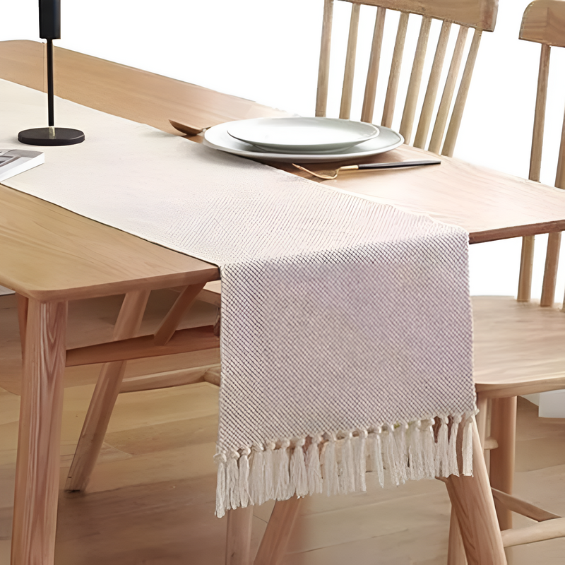 Boho Woven Dining Table Runner