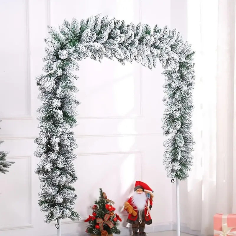 Holiday Frosted Christmas Garland