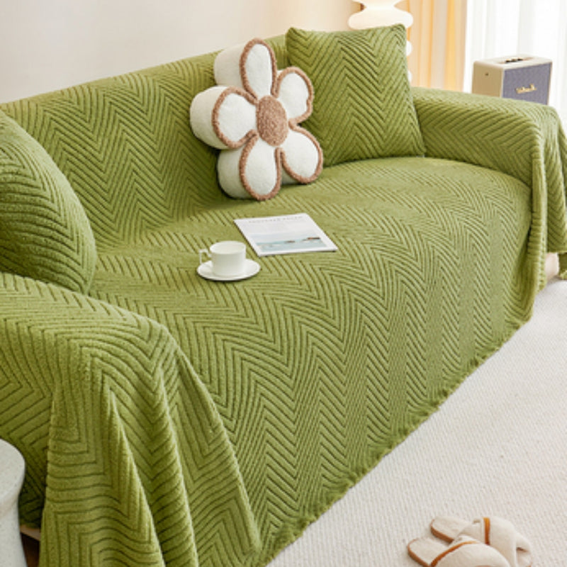 Chenille Plush Sofa Cover