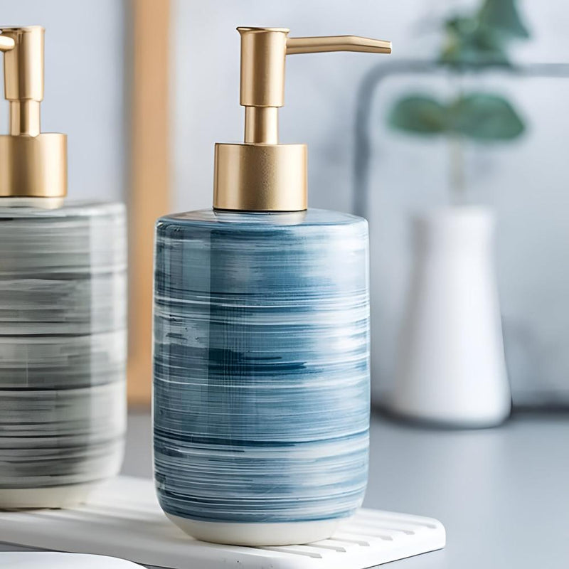 Marble Ceramic Soap Dispenser