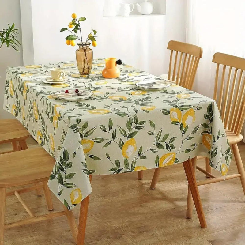 Lemon Leaf Tablecloth