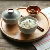 Modern Zen Bamboo Serving Plate