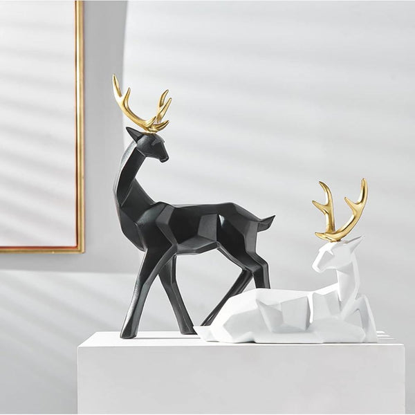 Creative Geometric Deer Figurine