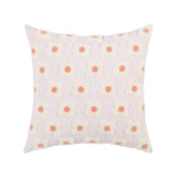 Lustrous Floral Embroidered Cushion Cover