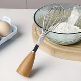 Mini Whisk with Wooden Grip