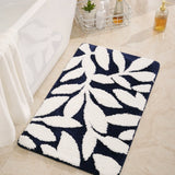 Zyphire Leaf Pattern Bath Mat