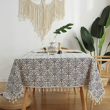 Cottage Chic Patterned Tablecloth