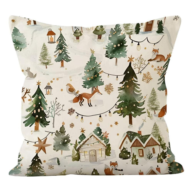 Winter Christmas Cushion Cover