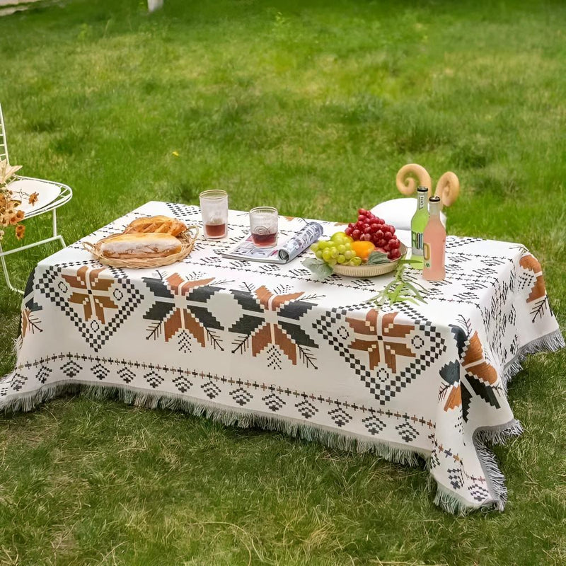 Moroccan Boho Pattern Picnic Mat