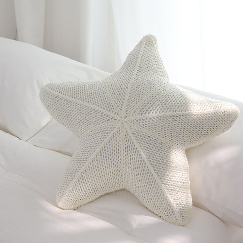 Starfish Hand-Knitted Cushion