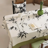 Elegant Pastoral Bamboo Zen Tablecloth