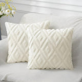 3D Diamond Pattern Cushion Cover