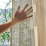 Lux Minimalist Crochet Curtain