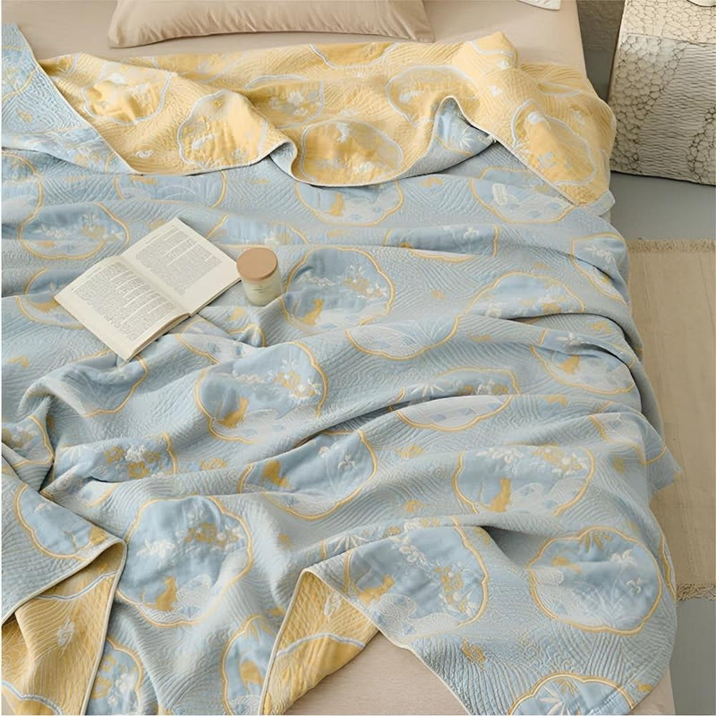 Reversible Coastal Dreams Blanket