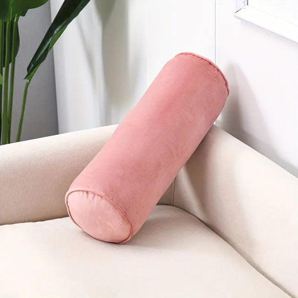 Plush Velvet Bolster Cushion