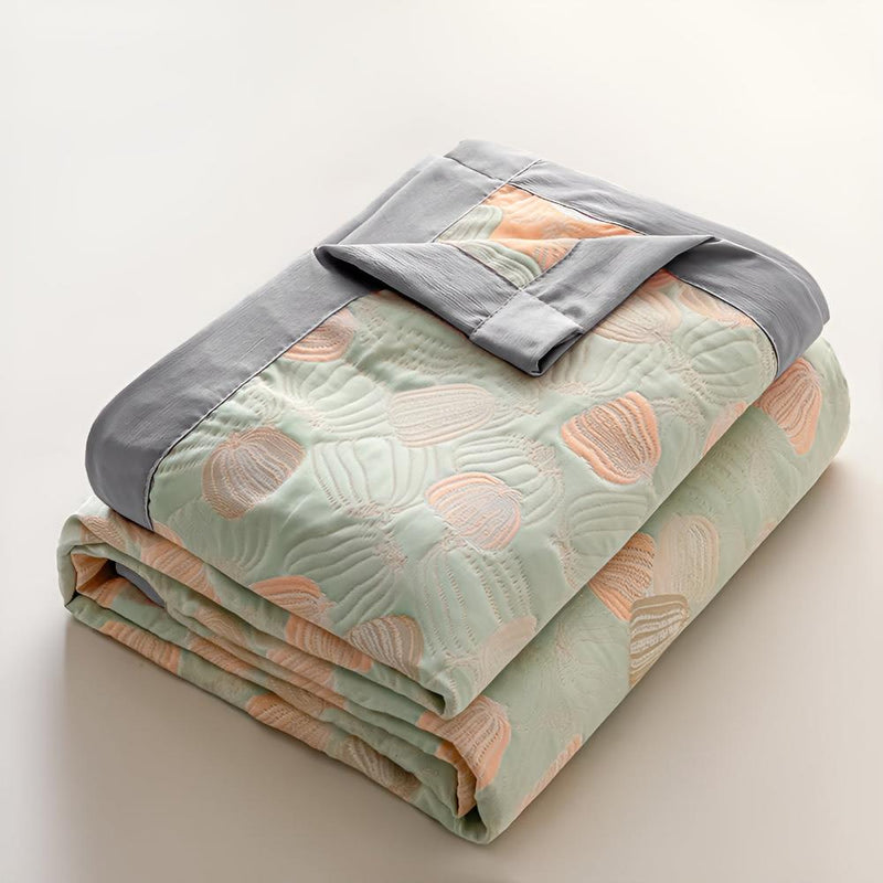 Rural Pumpkin Summer Coverlet