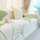 Pastoral Style Ginkgo Leaf Sofa Cover