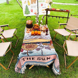 Boho Sun Tapestry Blanket