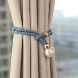 Lustrous Pearl Curtain Tie Back | 2 Pcs Set