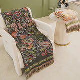 Autumn Leaf Boho Reversible Blanket