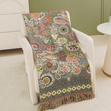 Autumn Leaf Boho Reversible Blanket