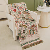 Autumn Leaf Boho Reversible Blanket