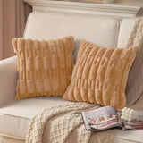 Calm Weave Plush Cushion Cover