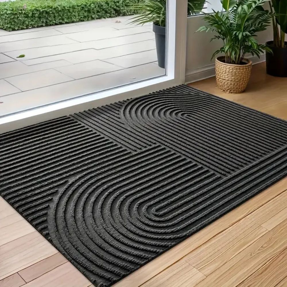 Doormats From Threads Curved Thread Line Door Mat – Casa & Beyond