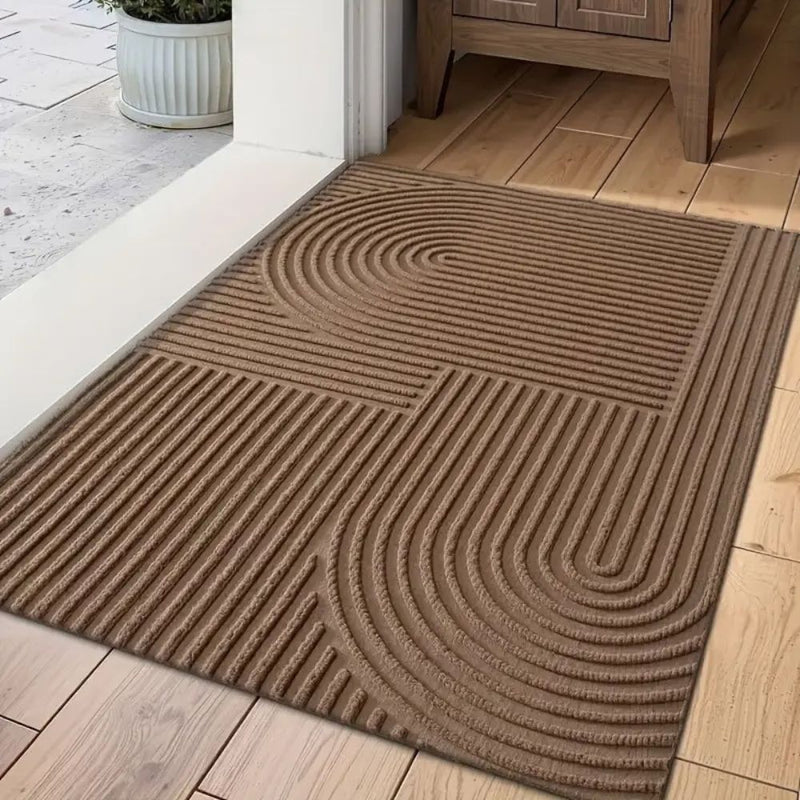 Doormats From Threads Curved Thread Line Door Mat – Casa & Beyond