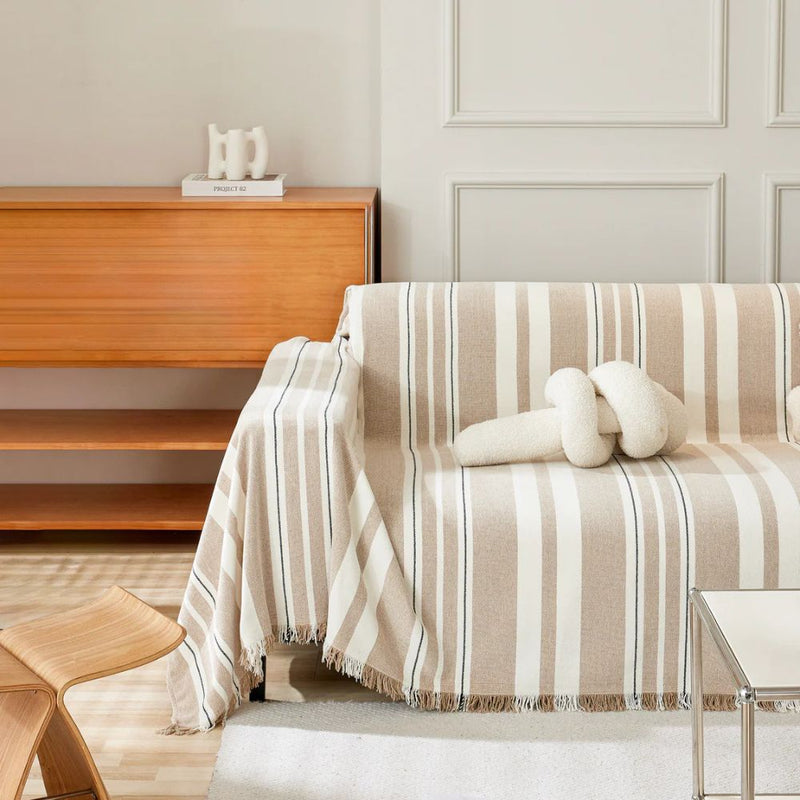 Classic Stripe Patterns Sofa Cover