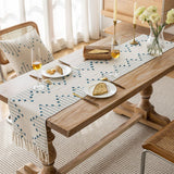 Liora Elegant Tassel Table Runner