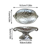 Dual-Ear Ceramic Oval Organiser