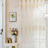 Elyvia Embroidered Classic Sheer Lace Curtain
