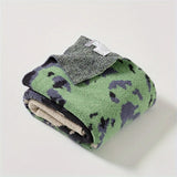 Emeraude Forest Soft Knitted Throw Blanket