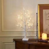 Enchanted Birch Lighted Tree Decor