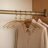 Extra Wide Sleek Aluminium Clothes Hanger | 6pcs Set
