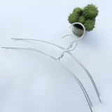 Extra Wide Sleek Aluminium Clothes Hanger | 6pcs Set