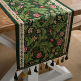 Flora Vine Embroidered Table Runner