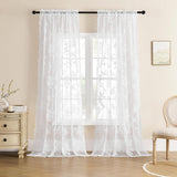 Floral Grace Sheer Curtains